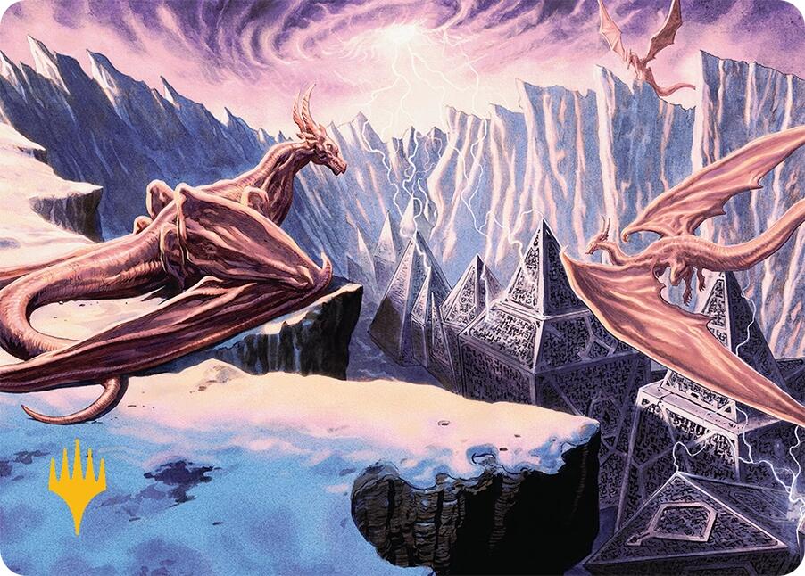 Maelstrom of the Spirit Dragon (42/54) (Gold-Stamped) [Tarkir: Dragonstorm Art Series] | Eastridge Sports Cards & Games
