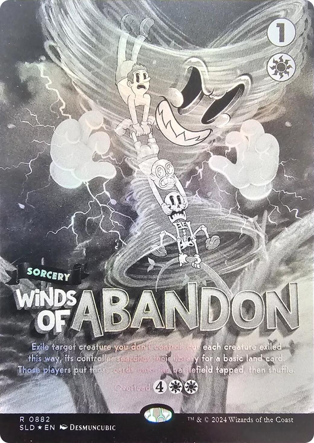 Winds of Abandon (Black & White Foil) [Secret Lair Drop Series] | Eastridge Sports Cards & Games