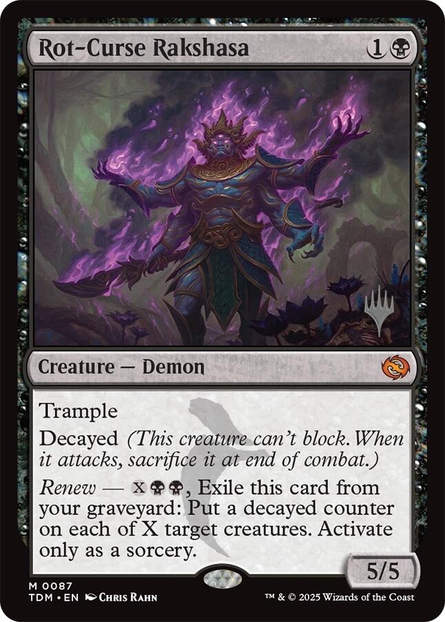 Rot-Curse Rakshasa [Tarkir: Dragonstorm Promos] | Eastridge Sports Cards & Games