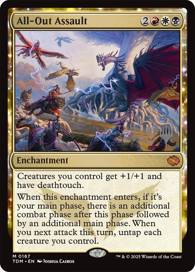 All-Out Assault [Tarkir: Dragonstorm Promos] | Eastridge Sports Cards & Games