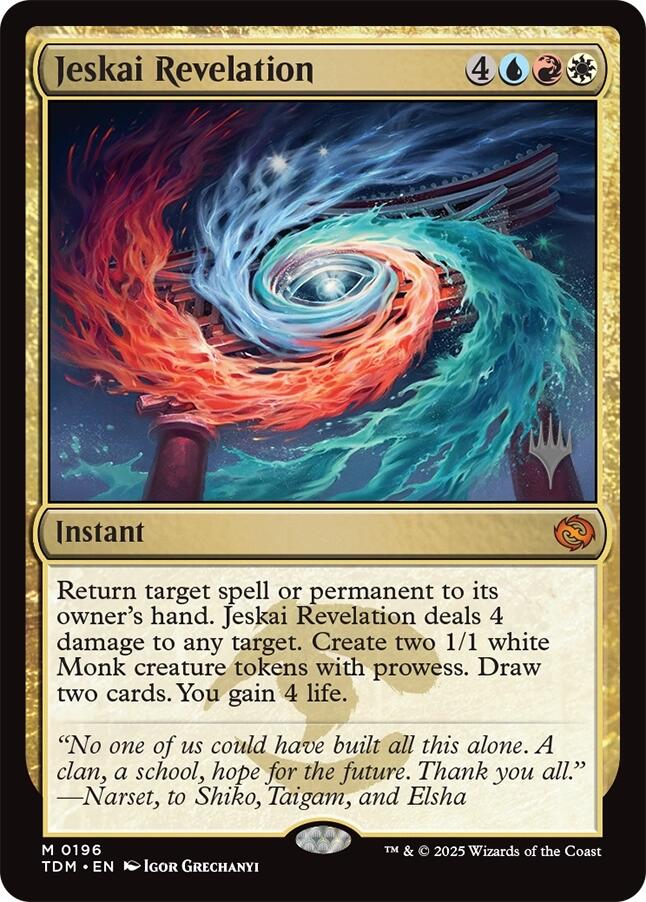 Jeskai Revelation [Tarkir: Dragonstorm Promos] | Eastridge Sports Cards & Games