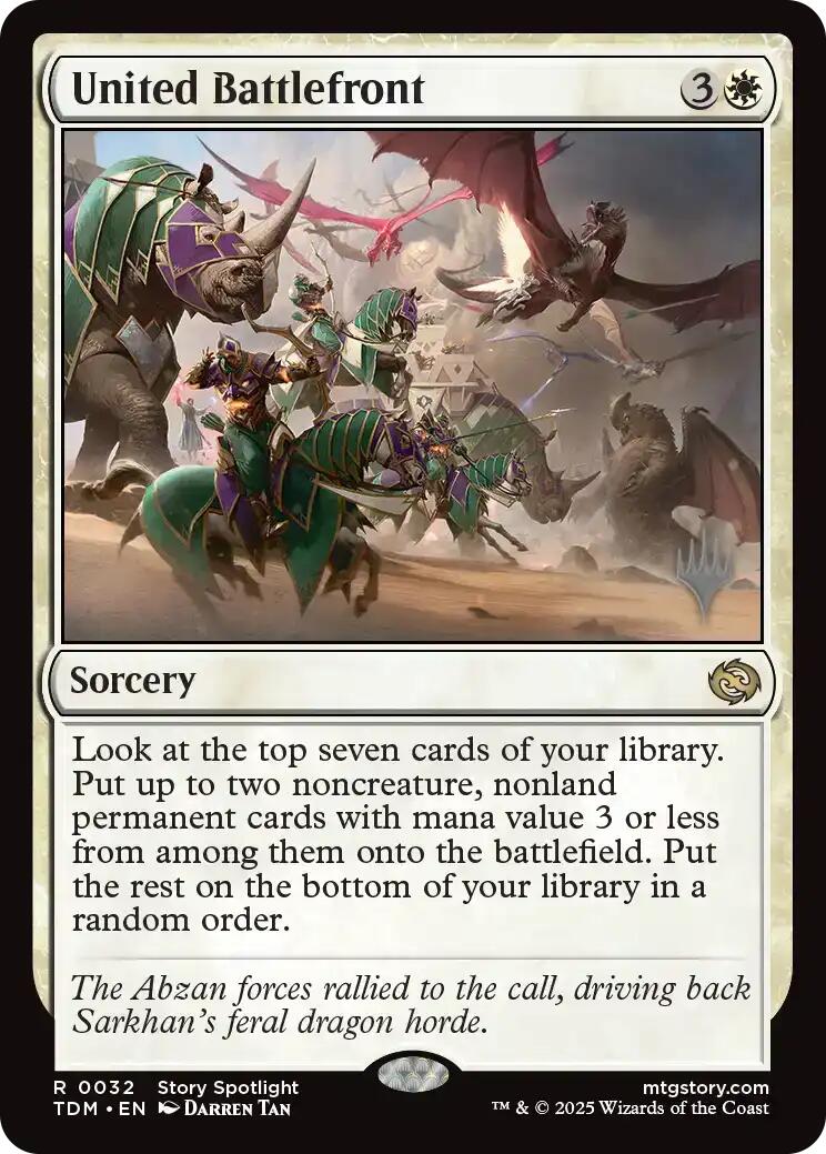 United Battlefront [Tarkir: Dragonstorm Promos] | Eastridge Sports Cards & Games