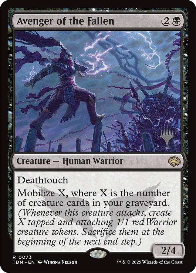 Avenger of the Fallen [Tarkir: Dragonstorm Promos] | Eastridge Sports Cards & Games