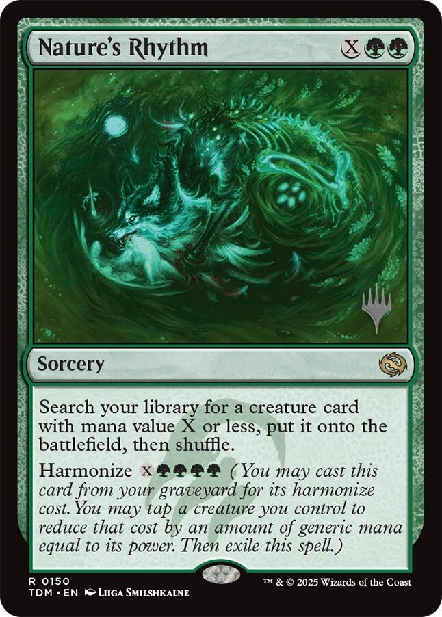 Nature's Rhythm [Tarkir: Dragonstorm Promos] | Eastridge Sports Cards & Games