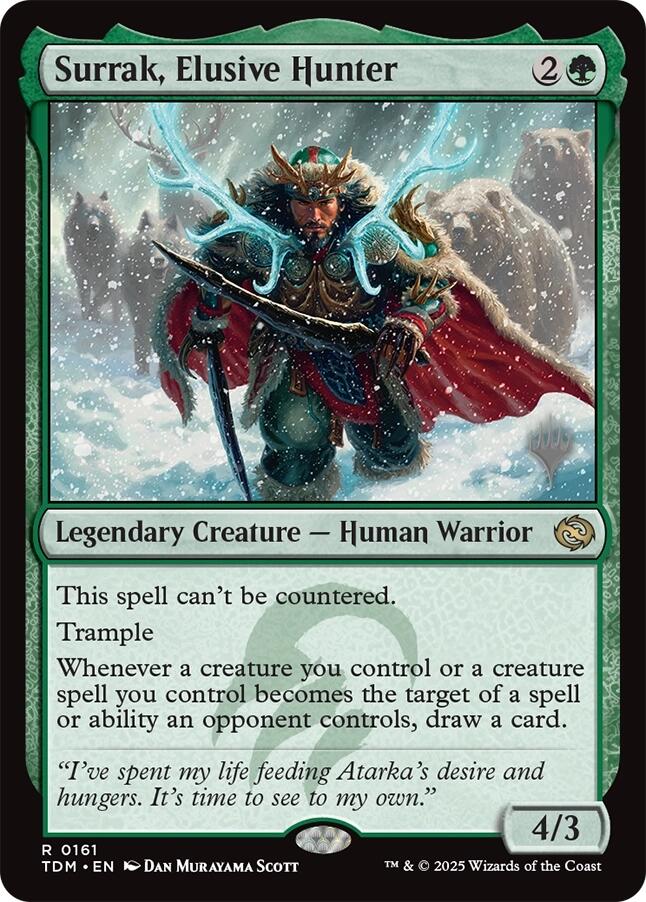 Surrak, Elusive Hunter [Tarkir: Dragonstorm Promos] | Eastridge Sports Cards & Games