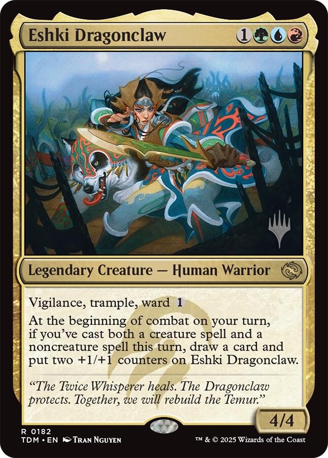 Eshki Dragonclaw [Tarkir: Dragonstorm Promos] | Eastridge Sports Cards & Games