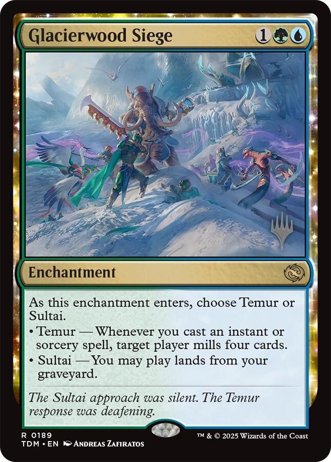 Glacierwood Siege [Tarkir: Dragonstorm Promos] | Eastridge Sports Cards & Games