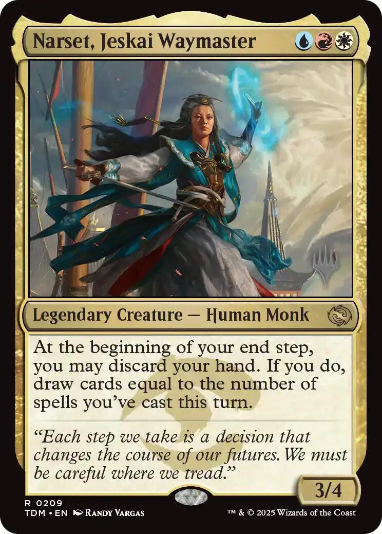 Narset, Jeskai Waymaster [Tarkir: Dragonstorm Promos] | Eastridge Sports Cards & Games