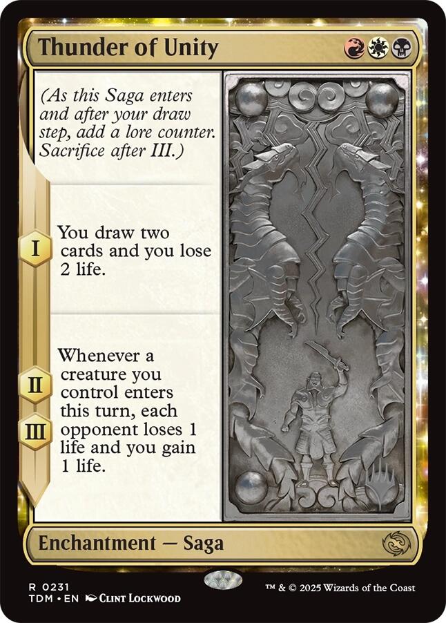 Thunder of Unity [Tarkir: Dragonstorm Promos] | Eastridge Sports Cards & Games