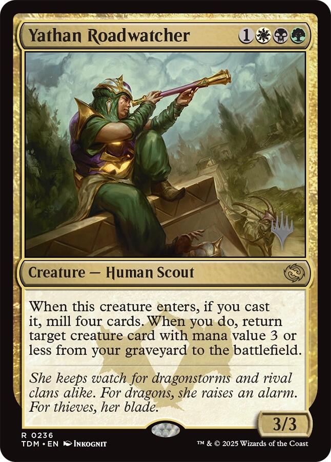 Yathan Roadwatcher [Tarkir: Dragonstorm Promos] | Eastridge Sports Cards & Games