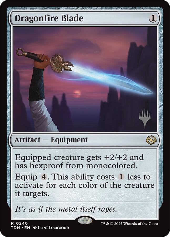 Dragonfire Blade [Tarkir: Dragonstorm Promos] | Eastridge Sports Cards & Games