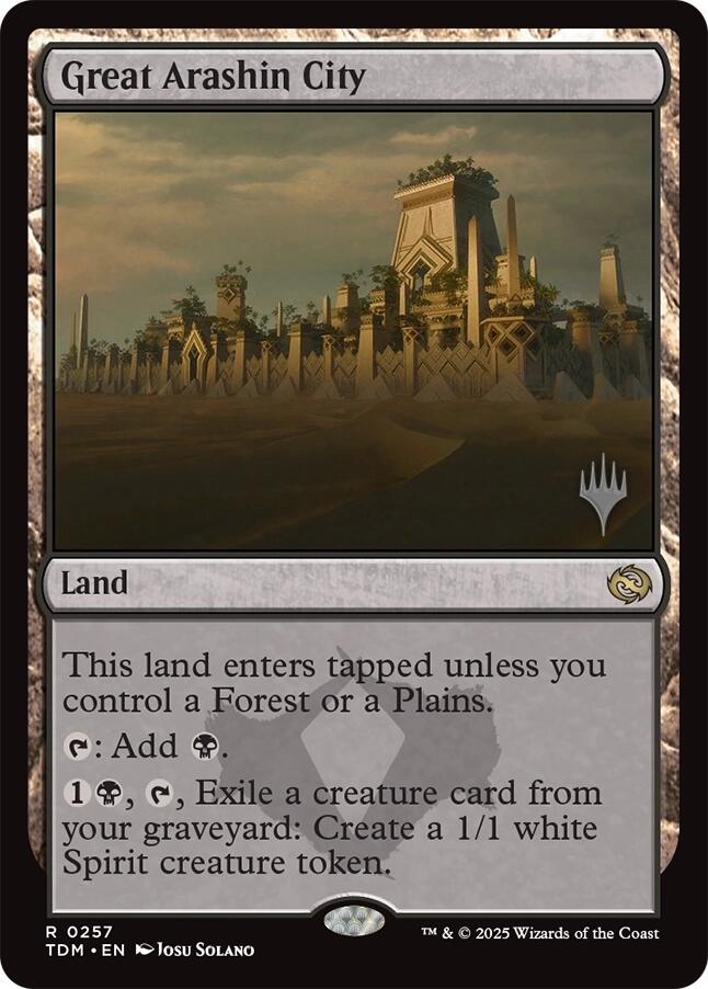 Great Arashin City [Tarkir: Dragonstorm Promos] | Eastridge Sports Cards & Games