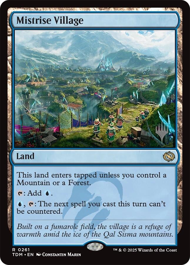 Mistrise Village [Tarkir: Dragonstorm Promos] | Eastridge Sports Cards & Games