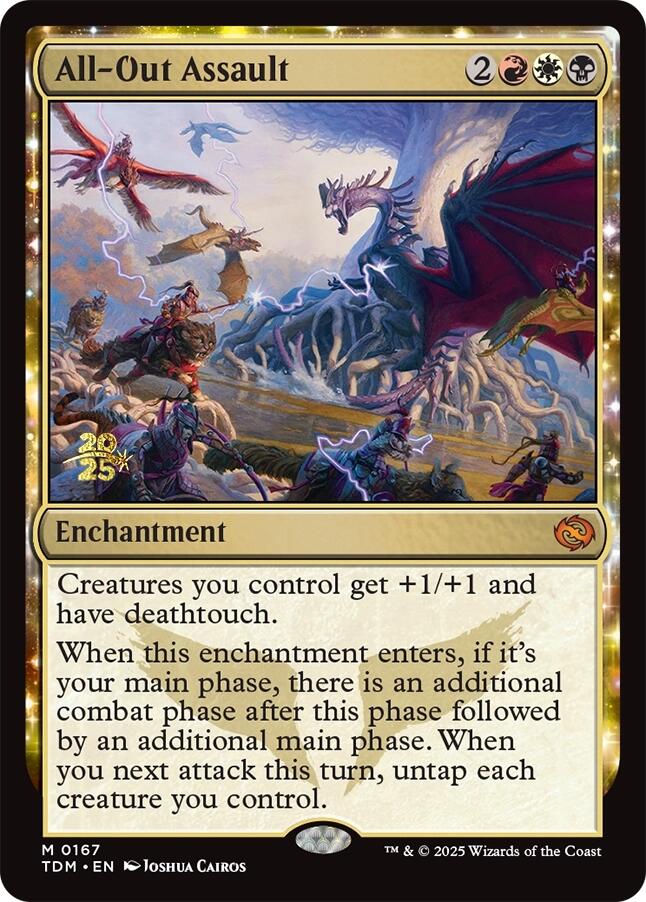 All-Out Assault [Tarkir: Dragonstorm Prerelease Promos] | Eastridge Sports Cards & Games