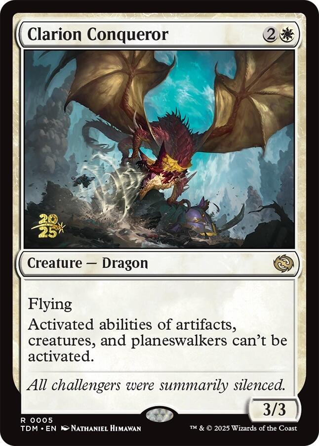 Clarion Conqueror [Tarkir: Dragonstorm Prerelease Promos] | Eastridge Sports Cards & Games