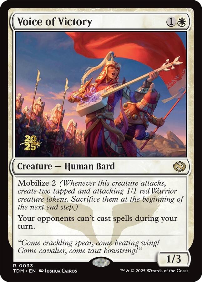 Voice of Victory [Tarkir: Dragonstorm Prerelease Promos] | Eastridge Sports Cards & Games