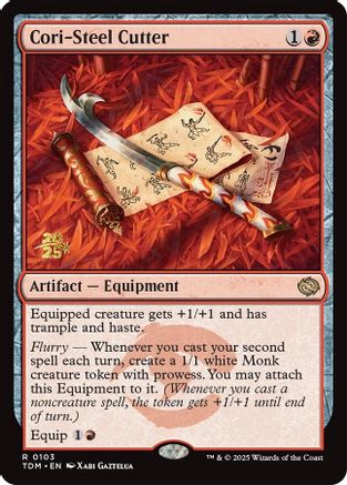 Cori-Steel Cutter [Tarkir: Dragonstorm Prerelease Promos]