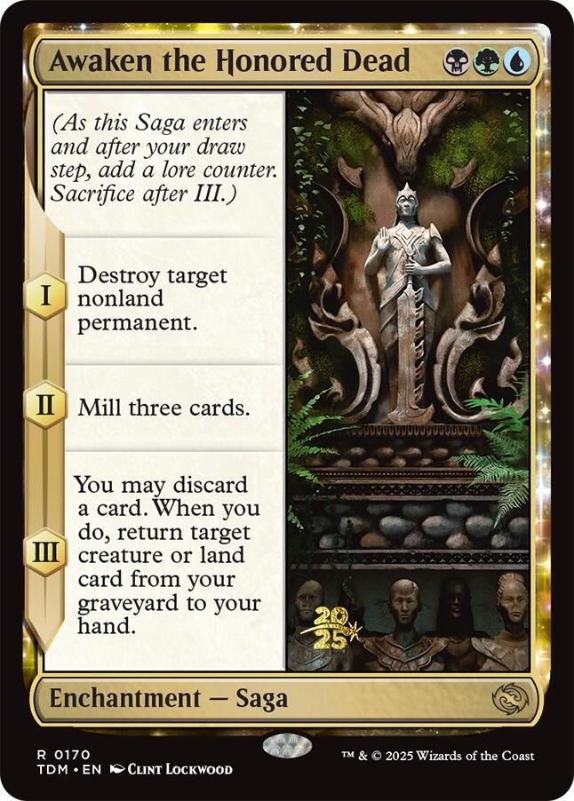 Awaken the Honored Dead [Tarkir: Dragonstorm Prerelease Promos] | Eastridge Sports Cards & Games