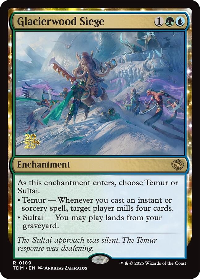 Glacierwood Siege [Tarkir: Dragonstorm Prerelease Promos] | Eastridge Sports Cards & Games