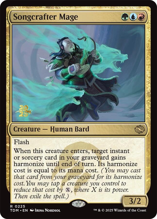 Songcrafter Mage [Tarkir: Dragonstorm Prerelease Promos] | Eastridge Sports Cards & Games