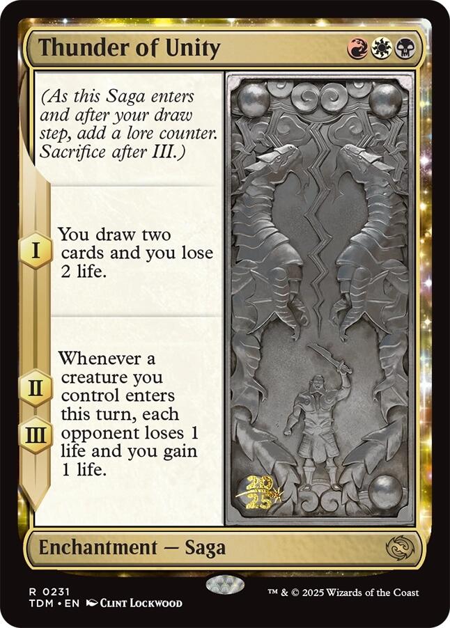 Thunder of Unity [Tarkir: Dragonstorm Prerelease Promos] | Eastridge Sports Cards & Games