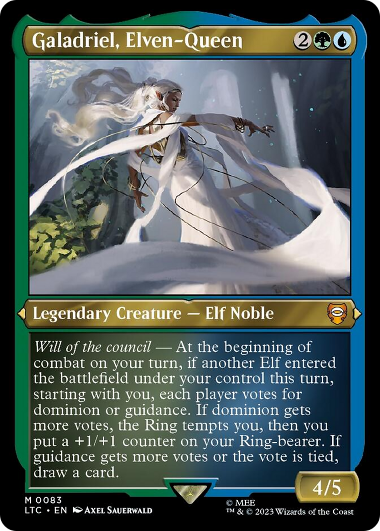 Galadriel, Elven-Queen (Display Commander) [The Lord of the Rings: Tales of Middle-Earth Commander] | Eastridge Sports Cards & Games