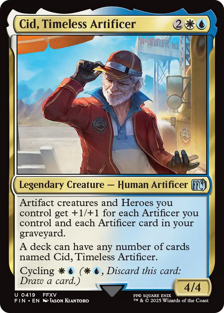 Cid, Timeless Artificer (0419) [FINAL FANTASY] | Eastridge Sports Cards & Games