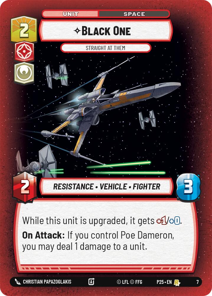 Black One - Straight At Them (7) (7) [Store Showdown Promos] | Eastridge Sports Cards & Games