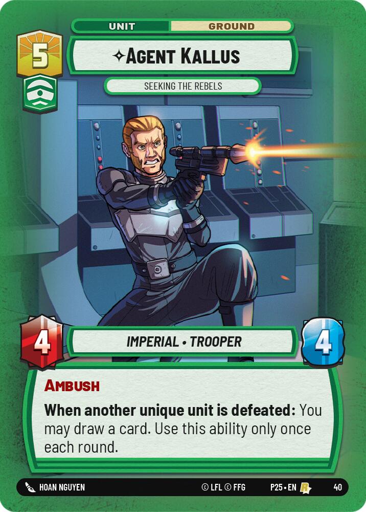 Agent Kallus - Seeking the Rebels (40) (40) [Store Showdown Promos] | Eastridge Sports Cards & Games
