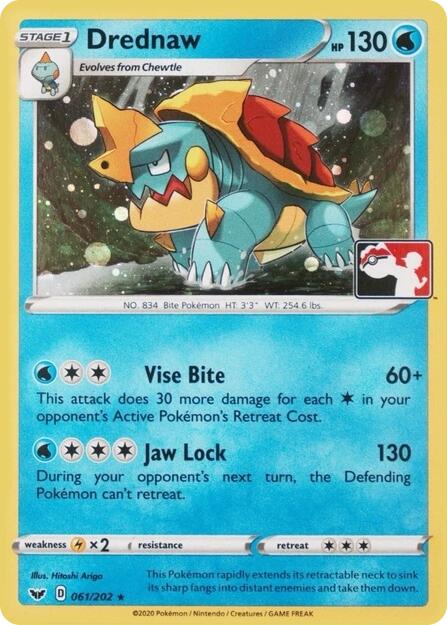 Drednaw (061/202) (Play Pokemon Promo) [League & Championship Cards] | Eastridge Sports Cards & Games