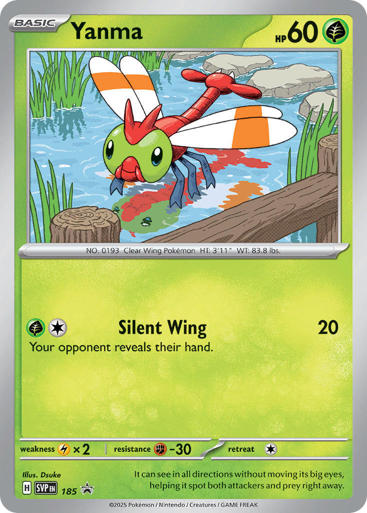 Yanma (185) [Scarlet & Violet: Black Star Promos] | Eastridge Sports Cards & Games