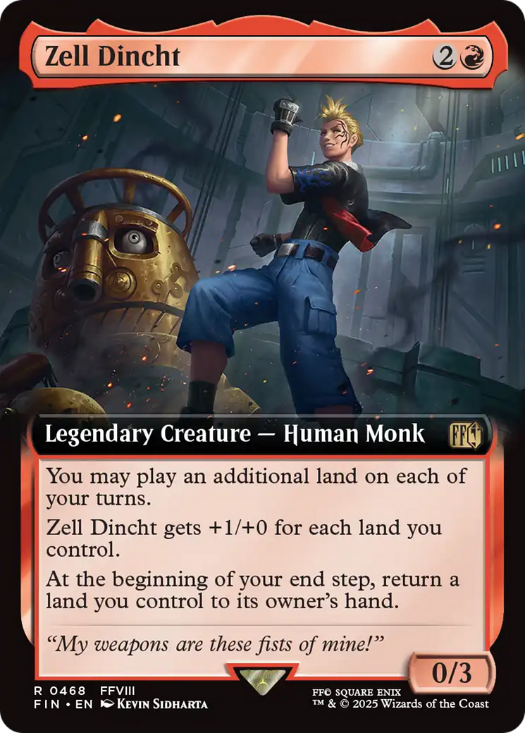 Zell Dincht (Extended Art) [FINAL FANTASY] | Eastridge Sports Cards & Games