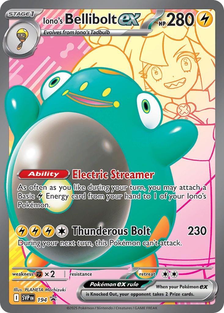 Iono's Bellibolt ex (194) [Scarlet & Violet: Black Star Promos] | Eastridge Sports Cards & Games