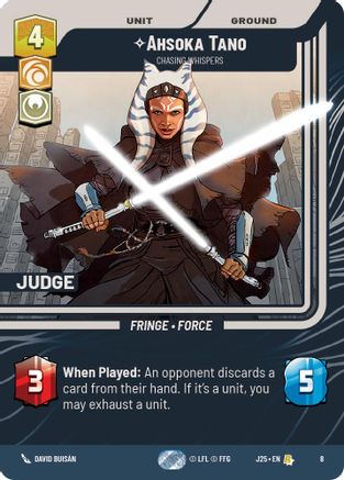 Ahsoka Tano - Chasing Whispers (8) (8) [Judge Promos] | Eastridge Sports Cards & Games
