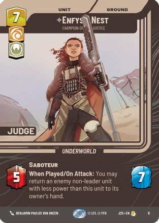 Enfys Nest - Champion of Justice (9) - Judge Promos Foil