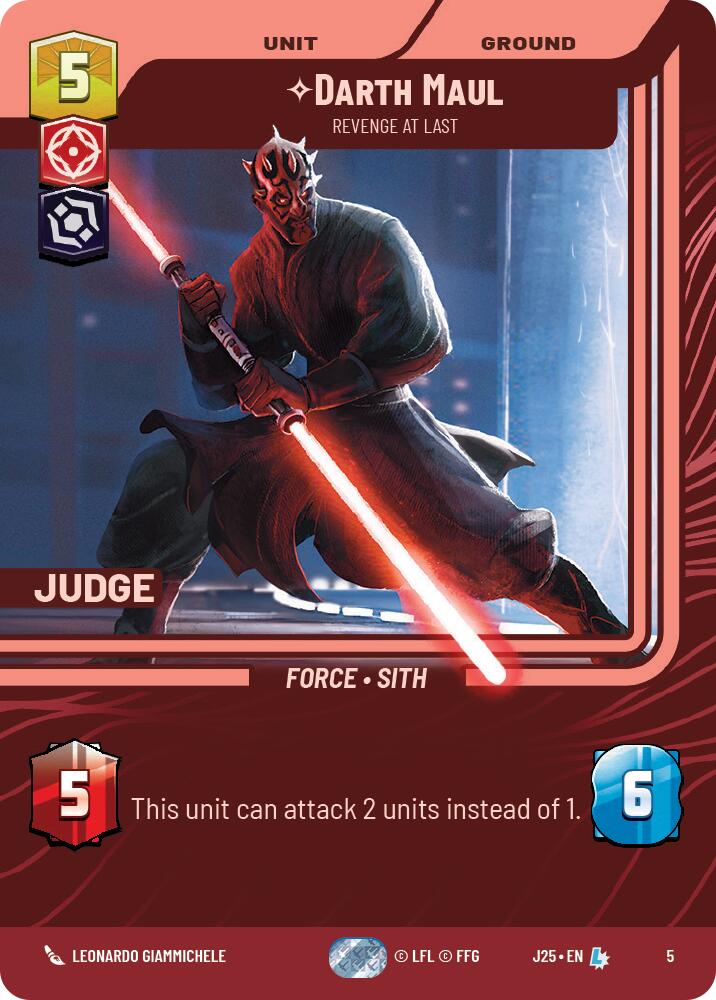 Darth Maul - Revenge at Last (5) (5) [Judge Promos] | Eastridge Sports Cards & Games