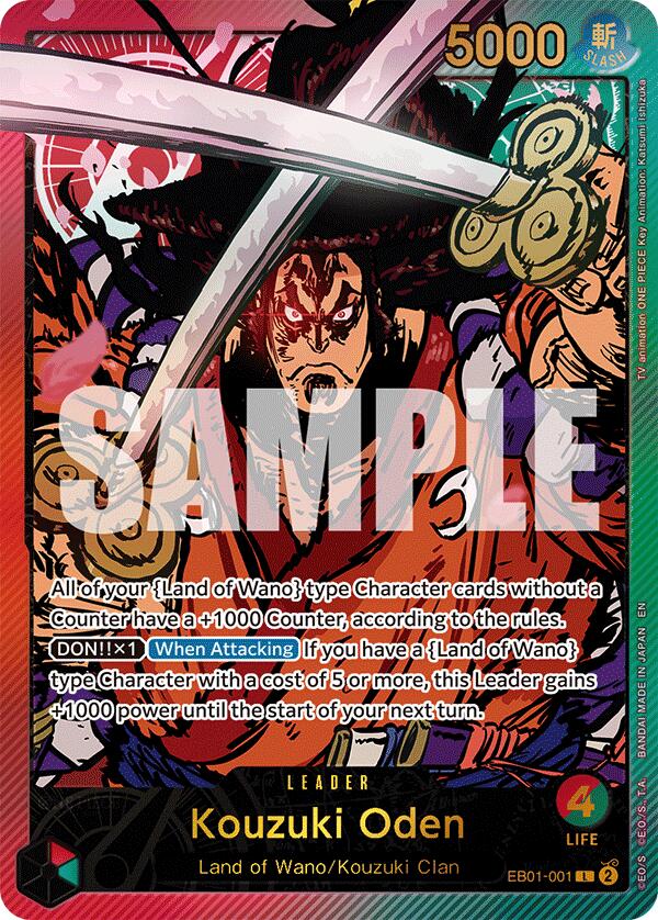 Kouzuki Oden (SPR) [Extra Booster: Anime 25th Collection] | Eastridge Sports Cards & Games