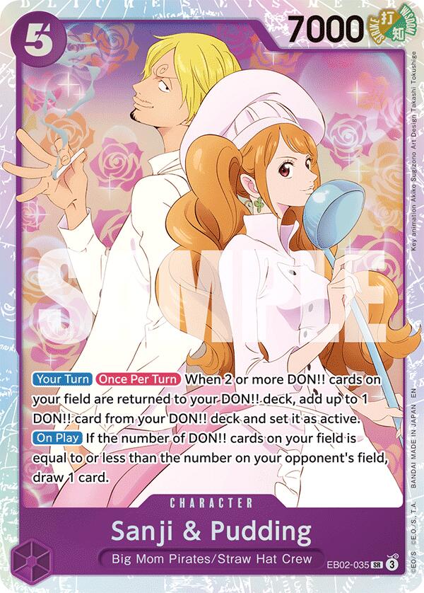 Sanji & Pudding [Extra Booster: Anime 25th Collection] | Eastridge Sports Cards & Games