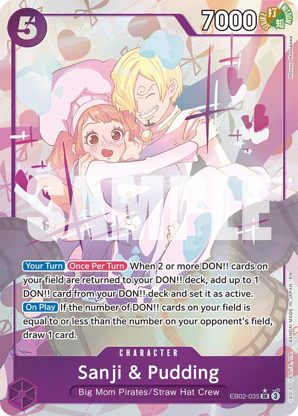 Sanji & Pudding (Alternate Art) [Extra Booster: Anime 25th Collection] | Eastridge Sports Cards & Games