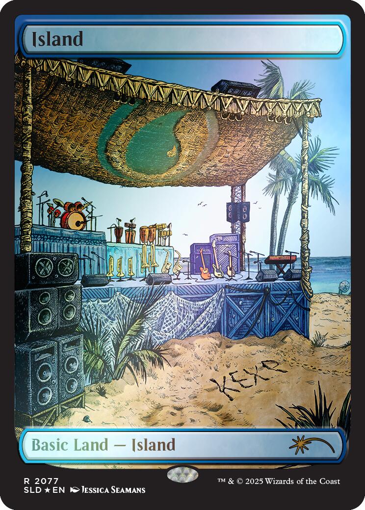 Island (2077) (Rainbow Foil) [Secret Lair Drop Series] | Eastridge Sports Cards & Games