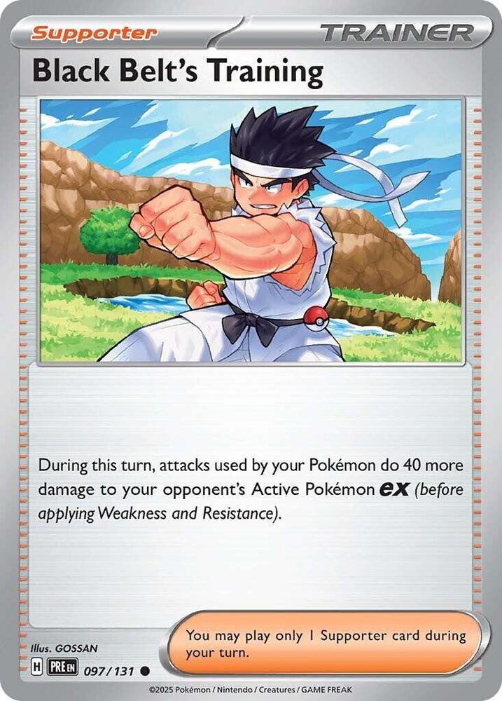 Black Belt's Training (097/131) [Scarlet & Violet: Prismatic Evolutions] | Eastridge Sports Cards & Games