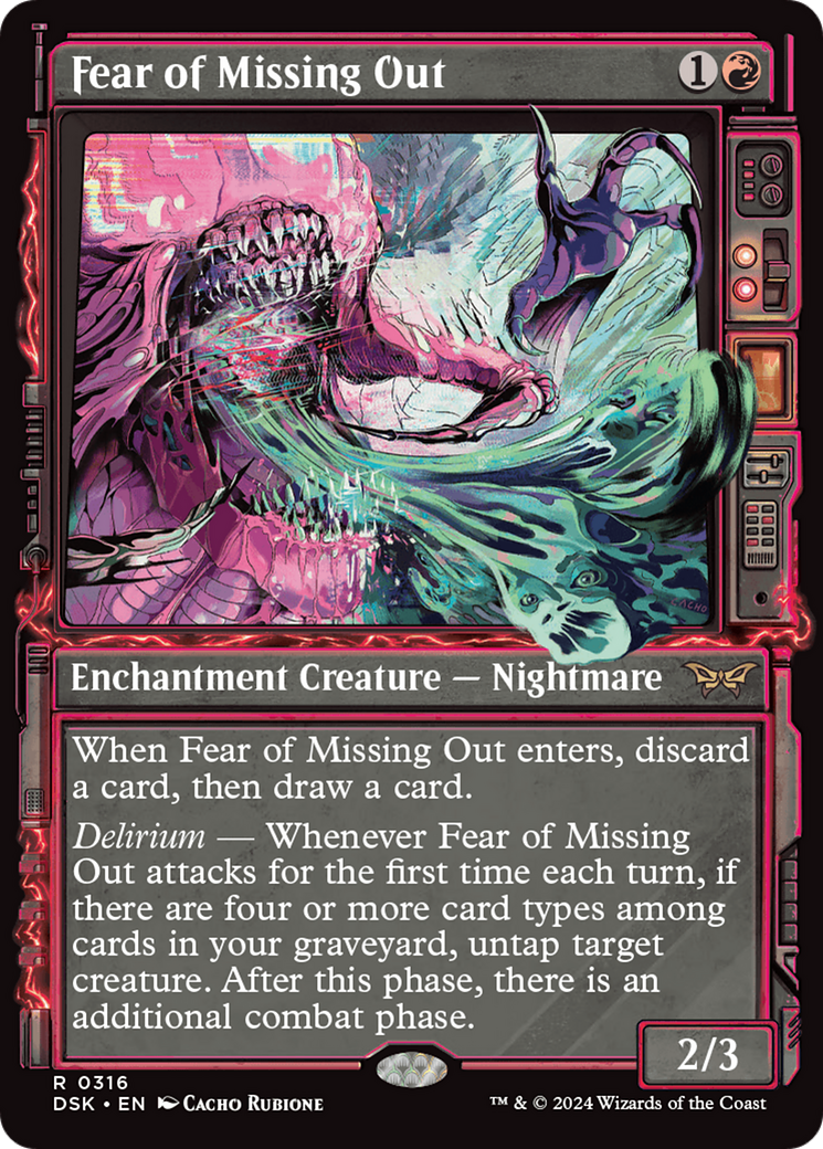 Fear of Missing Out (Showcase) [Duskmourn: House of Horror] | Eastridge Sports Cards & Games