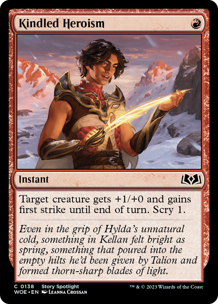 Kindled Heroism [Wilds of Eldraine] | Eastridge Sports Cards & Games