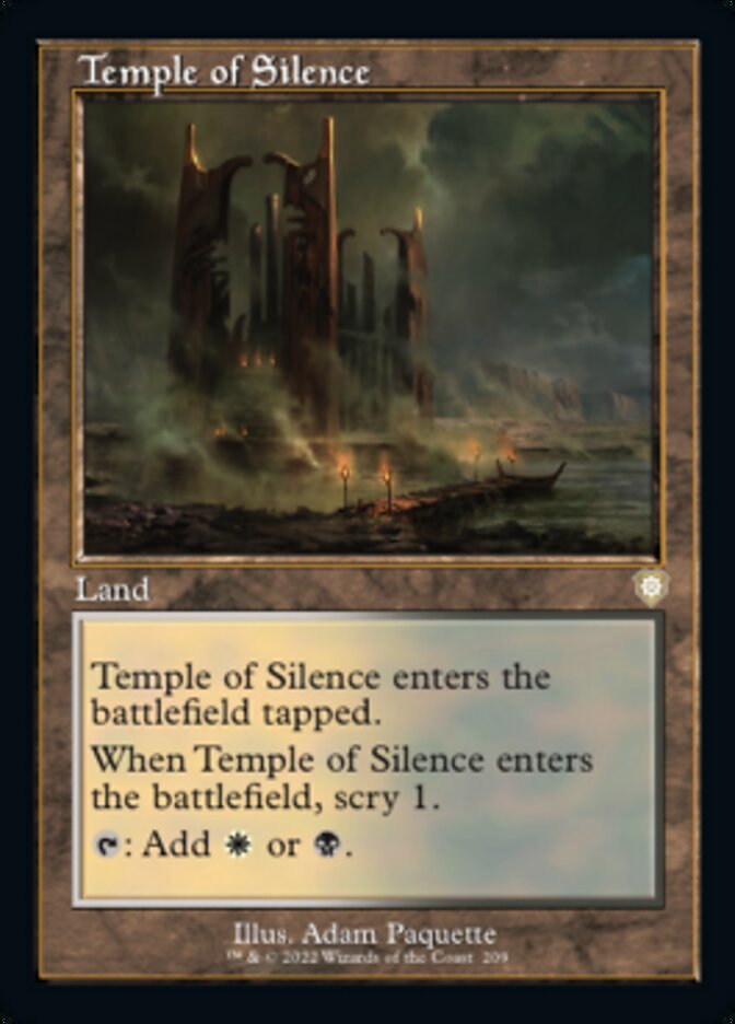 Temple of Silence (Retro) [The Brothers' War Commander] | Eastridge Sports Cards & Games