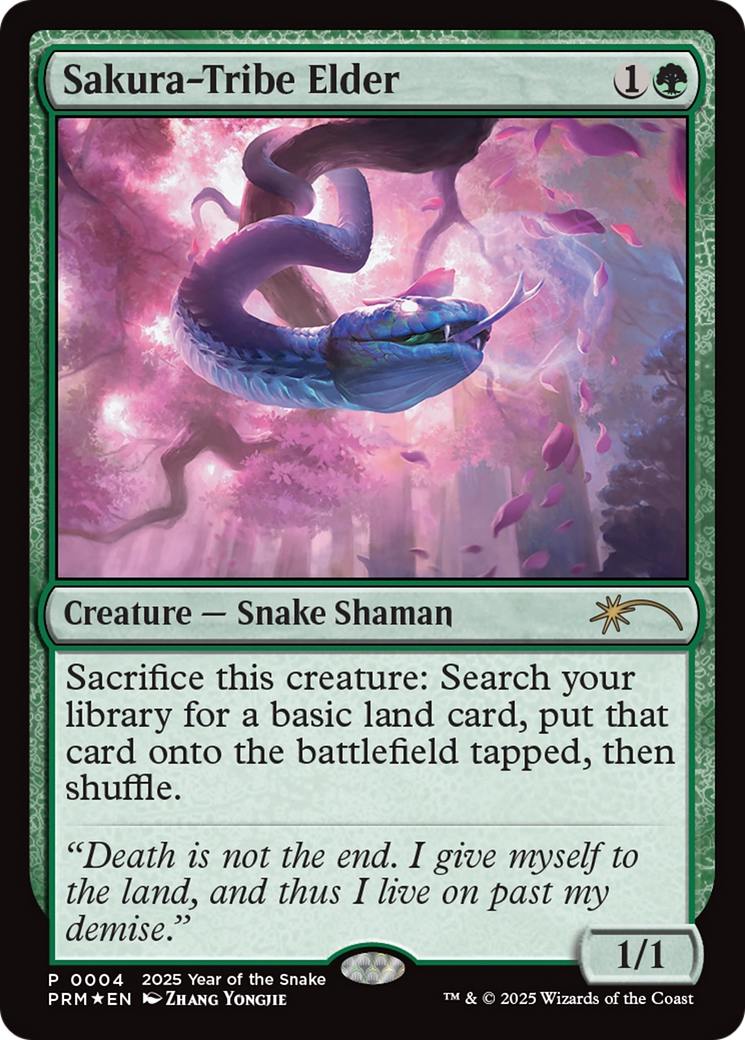 Sakura-Tribe Elder (Year of the Snake 2025) [Standard Showdown Promos] | Eastridge Sports Cards & Games