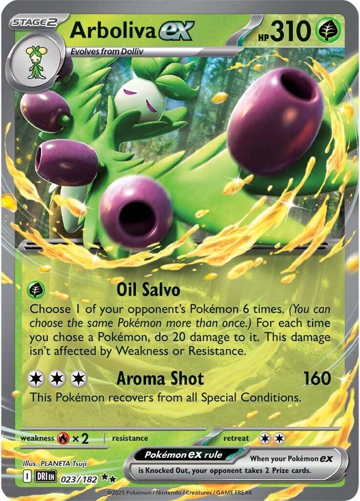 Arboliva ex (023/182) [Scarlet & Violet: Destined Rivals] | Eastridge Sports Cards & Games