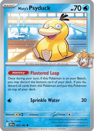 Misty's Psyduck (045/182) [Scarlet & Violet: Destined Rivals] | Eastridge Sports Cards & Games