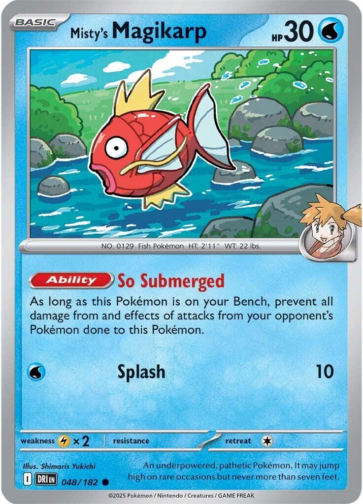 Misty's Magikarp (048/182) [Scarlet & Violet: Destined Rivals] | Eastridge Sports Cards & Games