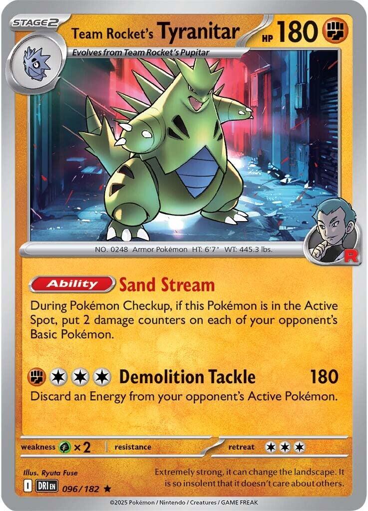 Team Rocket's Tyranitar (096/182) [Scarlet & Violet: Destined Rivals] | Eastridge Sports Cards & Games