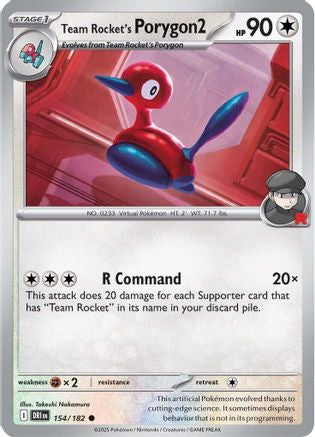 Team Rocket's Porygon2 (154/182) [Scarlet & Violet: Destined Rivals] | Eastridge Sports Cards & Games